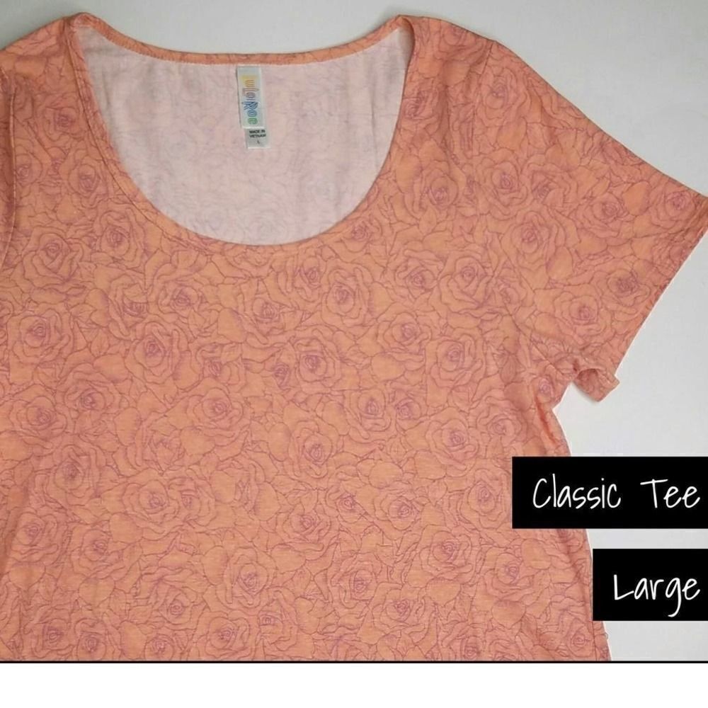 LuLaRoe Classic Tee Large Floral NEW